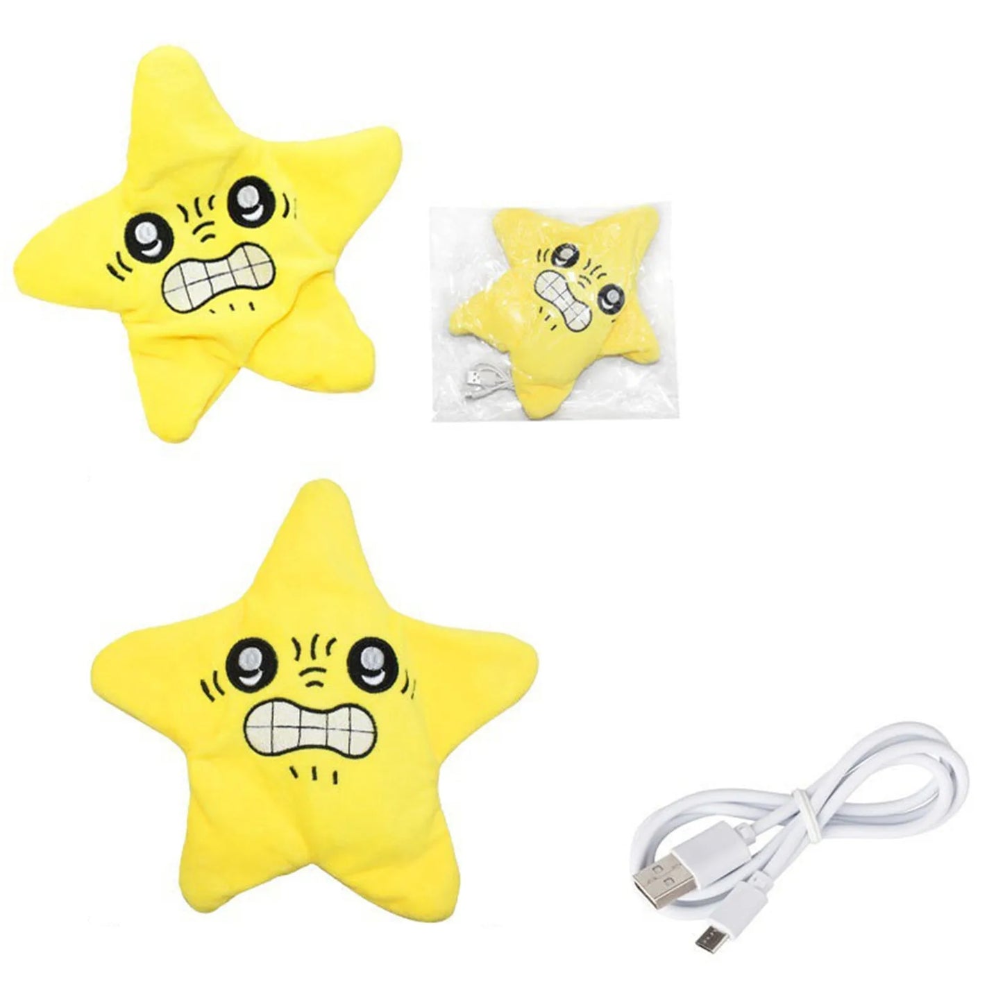 StarBob™ – Cojín Estrella con Carita Feliz